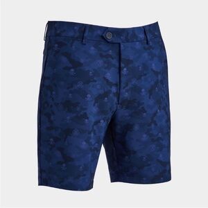 G/Fore Performance Men's Icon Camo Skull Maverick Hybrid Shorts